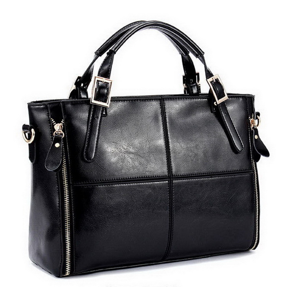 Fashion patchwork designer cattle split leather bags women handbag ...