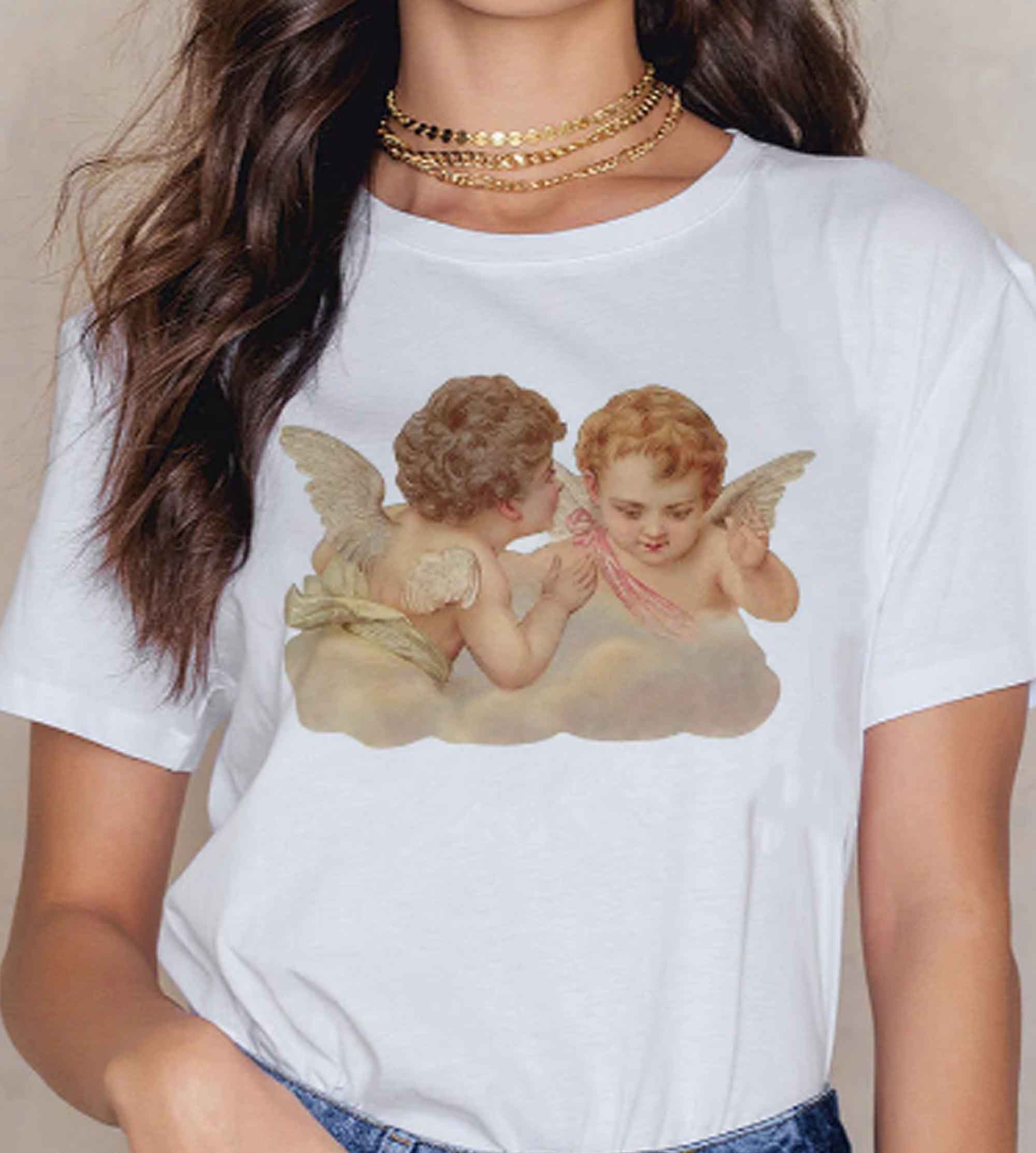 Angel On Cloud Fashion T Shirt