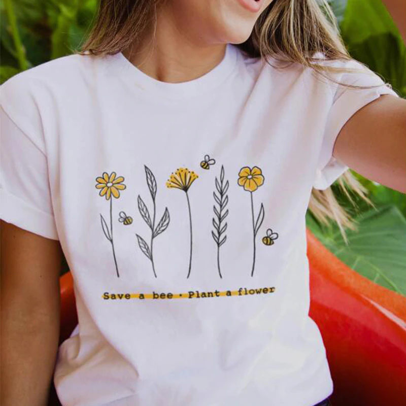 Save a Bee Plant A Flower T Shirt