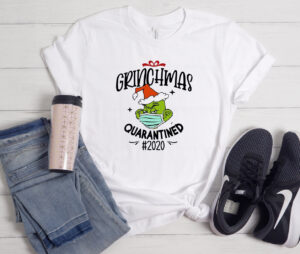 2020 Christmas Grinch graphic T-shirt