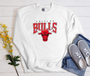 Great Chicago Bulls White Sweatshirt