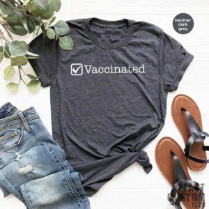 Vaccinated Check T Shirt